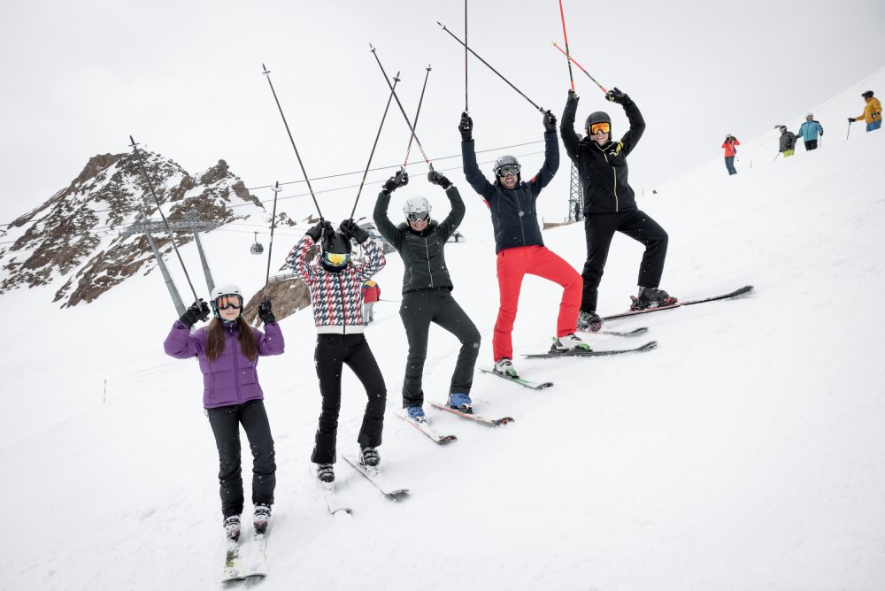 Weltmeisterliches Skifahren bei Wein am Berg - dem Gourmet- & Weinevent in Sölden, Tirol