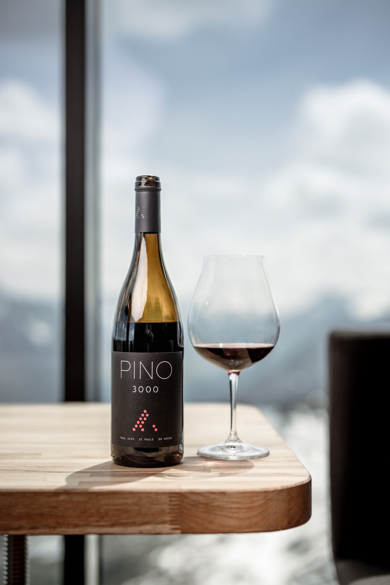 three-countries wine PINO 3000 - Tasting in Sölden’s 2-toque restaurant ice Q